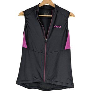 Louis Garneau Women's Cycling Jersey Black/Pink Size Medium